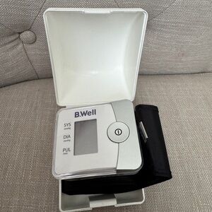B.Well Digital Wrist Blood Pressure Monitor in White and Black